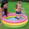 Miniatyrbillede 2 af 2: Intex oppustelig babypool 3 flerfarvede ringe 58924 Rosa, gult och grönt