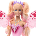 Pikkukuva 3 / 6: Barbie-nukke Satu-siivet ja asu, jossa väri vaihtuu Flerfärgad