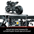 Miniatyrbillede 4 af 6: LEGO® Technic 42155 Batman's Batcycle, Modelbygning, Motorcykellegetøj, Samlerobjekt Vit