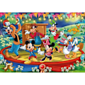 Miniatyrbillede 3 af 4: Clementoni - Puslespil til børn - Mickey Mouse - 2x60 stykker - Farverig og fængslende - Fremstillet i Italien