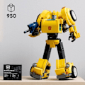 Pikkukuva 2 / 6: LEGO® Icons 10338 Transformers Bumblebee - Robotti Figuriini Aikuisille - Ajoneuvo gul