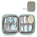 Miniatyrbillede 2 af 4: Cangaroo Baby Care Kit M1419 Rejsetui 9 dele Sutteklud termometer [Blå] Blå