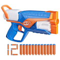 Miniatyrbillede 2 af 6: NERF blaster Agility N Series, 12 Nerf N1 dart kun til Nerf N Series blastere, 6 dart løb, udendørs spil Flerfärgad