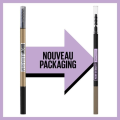 Miniatyrbillede 4 af 5: Maybelline Brow Ultra Slim mørkebrun øjenbrynsblyant Sort Brun