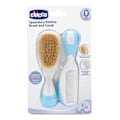 Pikkukuva 2 / 2: Chicco Brush and Comb Blue 2 kpl Blå