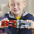 Miniatyrbillede 5 af 6: Terran Twitch og Robby Malto figurer, interaktivt legetøj til piger og drenge, Transformers EarthSpark Cyber-Combiner, fra 6 år og opefter Flerfärgad