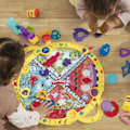 Miniatyrbillede 6 af 6: Play-Doh rejsemåtte, opdagelsesboks med modelleringsdej, kunstneriske hobbyer, legetøj til børn fra 3 år og opefter Flerfärgad