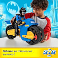 Miniatyrbild 2 av 2: Batman XL-figur med Batcycle XL - Fisher-Price - Imaginext DC Super Friends - Projektilkastare - Ledad Blå