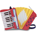 Miniatyrbild 1 av 2: BONTEMPI Dragspel 17 tangenter