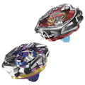 Miniatyrbillede 3 af 3: Beyblade X Dual Pack Beat Tyranno 4-70Q og Knife Shinobi 4-80HN, 2 ægte Takara Tomy konkurrence tops med højrehåndsrotation Flerfärgad