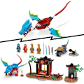 Pikkukuva 4 / 6: LEGO® NINJAGO 71759 Ninja-lohikäärmetemppeli, lelu- ja minihahmosetti ja moottoripyörä Flerfärgad