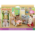 Miniatyrbillede 1 af 6: Figuriner i miniature - SYLVANIAN FAMILIES - Sygeplejersken og tilbehør til at pleje og fodre patienterne Flerfärgad