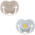 Miniatyrbillede 2 af 6: Sutter - TOMMEE TIPPEE - ANYTIME - 6-18 måneder - Sæt med 2 symmetrisk sutteflasker uden BPA - Genanvendelig steriliseringshætte grönt och blått