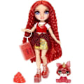 Miniatyrbild 1 av 6: Rainbow High Fashion Doll with Slime Kit och Pet - Ruby (Röd) - 28cm Glitter Doll with Slime Kit Röd