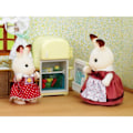 Miniatyrbillede 1 af 3: SYLVANIAN FAMILIES - 5014 - Chocolate Bunny Mom og køleskabssæt med tilbehør - Til børn fra 3 år Vit