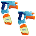 Pikkukuva 3 / 6: Nerf Dunk-Fill, 2 kpl vesipistoolipakkaus, helposti täytettävät säiliöt, vesilelut, Super Soaker, alkaen 6-vuotiaille