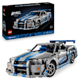 Miniatyrbild 1 av 6: LEGO Technic 42210 Bil Nissan Skyline GT-R (R34) 2 Fast 2 Furious - Set för Vuxna Svart grå