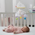 Pikkukuva 3 / 5: FISHER-PRICE Mobile Soothing Clouds - syntymästä lähtien Flerfärgad