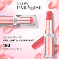 Pikkukuva 4 / 5: L'Oréal Paris Sävytetty huulirasva Glow Paradise 193 Rose Mirage 193 Rose Mirage