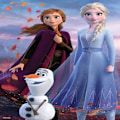 Pikkukuva 2 / 2: Pystysuora linssimainen palapeli Frozen II - GRANDI GIOCHI - 200 kpl - Elsa ja Anna