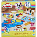 Pikkukuva 1 / 4: PLAY-DOH Little Chef's Kit, Muovailutaikina, 14 Keittiötarvikkeet, Esikoululelut, Playdoh-keittiöt Flerfärgad