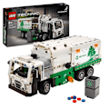 Miniatyrbild 1 av 6: LEGO® 42167 Technic Mack LR Elektrisk sopbil, Elektrisk lastbilsleksak, Återvinningsfordon Grön, Röd, Grå