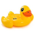 Miniatyrbillede 2 af 3: Oppustelig Yellow Duck Ride-on Buoy - INTEX - Pool Games - 2 gribehåndtag Gul