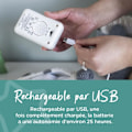 Miniatyrbillede 5 af 6: TOMMEE TIPPEE, Luksus natlys plys med CrySensor, 6 beroligende lyde, USB, kan maskinvaskes, Pippo the Panda Vit