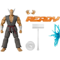 Miniatyrbillede 3 af 6: Heihachi Mishima actionfigur - Tekken - Bandai - Spilmål - 17 cm grå