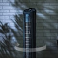 Miniatyrbillede 4 af 5: Cecotec EnergySilence 9090 Skyline digital tårnventilator. 45 W, 40’’, 3 hastigheder, Kobbermotor, Timer, Fjernbetjening Grå; Svart