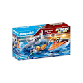 Miniatyrbillede 3 af 4: PLAYMOBIL 70489 REDNINGSBÅD OG HAJANgreb 14 STK