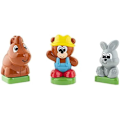 Pikkukuva 3 / 4: Chicco Playset Farm Animals 2 in 1 Interaktiivinen leikkimatto muotojen ja eläinten oppimiseen Flerfärgad