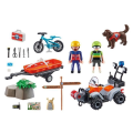 Pikkukuva 4 / 4: PLAYMOBIL - RESCUE ACTION MOUNTAIN BIKER RESCUE (70662) - Monivärinen - Lelufiguurisetti - 5 vuotta - Sekalaiset Flerfärgad