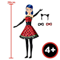 Pikkukuva 4 / 6: Poppu Ladybug Transformaatio - BANDAI - Miraculous 26 cm - Vaatevaihto röd svart
