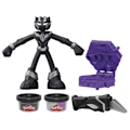 Miniatyrbillede 2 af 6: Play-Doh Black Panther, skarpe kløer med fleksibel figur og modelerør, fra 4 år, Marvel Flerfärgad