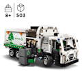 Miniatyrbild 2 av 6: LEGO® 42167 Technic Mack LR Elektrisk sopbil, Elektrisk lastbilsleksak, Återvinningsfordon Grön, Röd, Grå