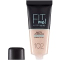 Miniatyrbillede 2 af 2: Foundation - Maybelline - Fit Me - 102 Lys Farve - 30ml - Normal til fedtet hud Ljust elfenben