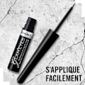 Pikkukuva 6 / 6: RIMMEL Glam'Eyes Liquid Eyeliner - 001 Black Glamour sort