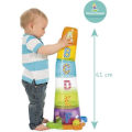 Miniatyrbillede 1 af 4: CHICCO Stack & Fun stablespil med 5 spiltilstande og 4 farverige bolde Flerfärgad