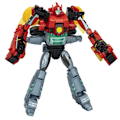 Miniatyrbillede 2 af 6: Terran Twitch og Robby Malto figurer, interaktivt legetøj til piger og drenge, Transformers EarthSpark Cyber-Combiner, fra 6 år og opefter Flerfärgad