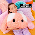 Miniatyrbillede 2 af 3: Pudebeskytter - pudebetræk underlag Mga Fluffie Stuffez Rabbit Plush Pillow (512967)