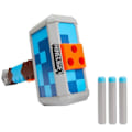 Pikkukuva 3 / 5: Nerf Minecraft - HASBRO - Stormlander Tikkaheittovasara - Kapasiteetti 3 Dart