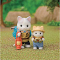 Pikkukuva 3 / 6: Nivelhahmot - SYLVANIAlaiset PERHEET - Poika ja vauva Latte Cat - Salainen metsäseikkailu Flerfärgad