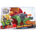 Miniatyrbillede 1 af 5: Robotic Dino - ZURU - Dino Wars Stegosaurus - Stegosaurus Robo Alive med rustning, lysplader og pistol Flerfärgad