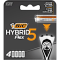 Pikkukuva 1 / 4: Bic Hybrid 5 Flex Refill, 4 kpl (1 kpl pakkaus) Svart