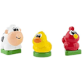 Miniatyrbillede 4 af 4: Chicco Legesæt Farm Animals 2 i 1 interaktiv legemåtte til læring af former og dyr Flerfärgad