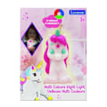 Miniatyrbillede 6 af 6: 3D natlys med farvevariation Unicorn design Ca. 13 cm