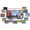 Pikkukuva 2 / 3: Kompakti Cyber Arcade® SpiderMan kannettava konsoli - 2,5 tuuman näyttö 150 peliä, mukaan lukien 10 SpiderMan Blå