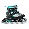 Miniatyrbild 1 av 3: Halvmjuk Inline justerbar inlines - storlek 34-37 - SKIDS CONTROL CARBONE - JK525302