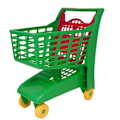 Pikkukuva 3 / 4: Sisäänrakennettu Supermarket Kärry - MGM - Satunnainen malli - Sekalainen - 41x47x27 cm